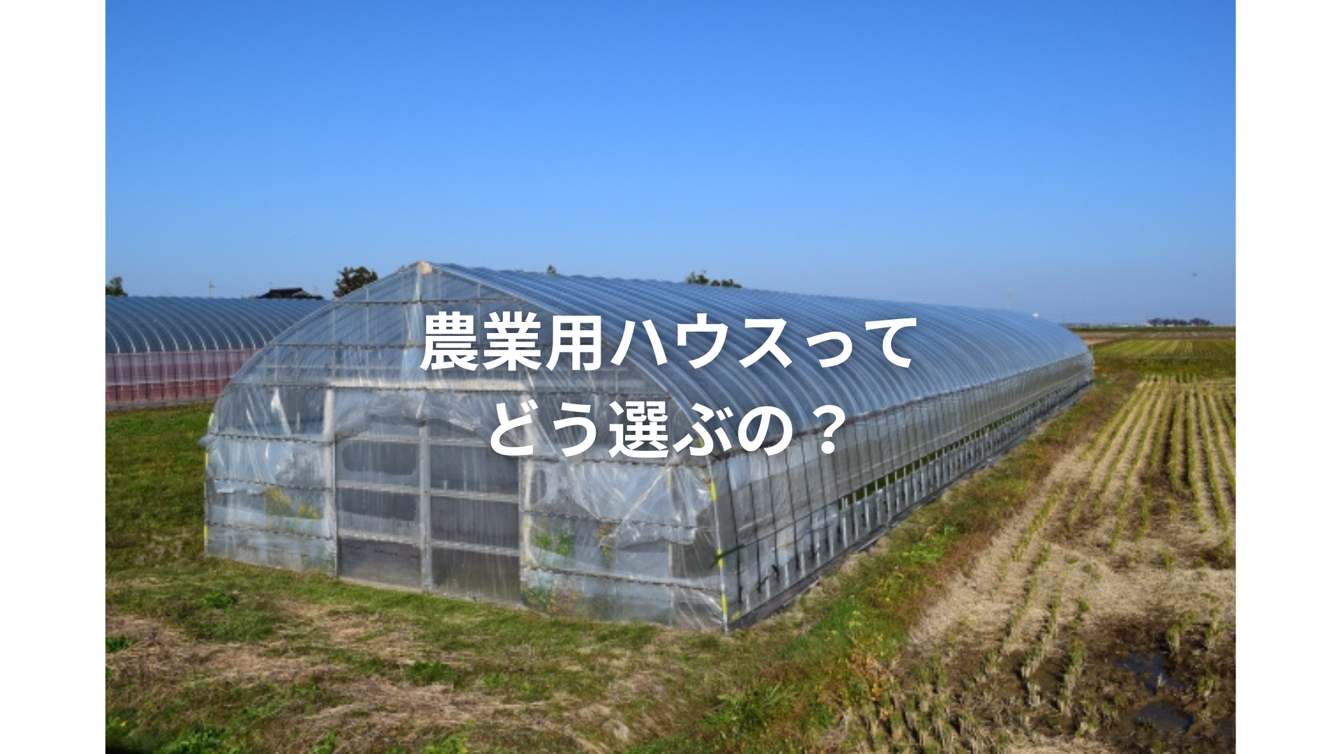 農業用ハウス